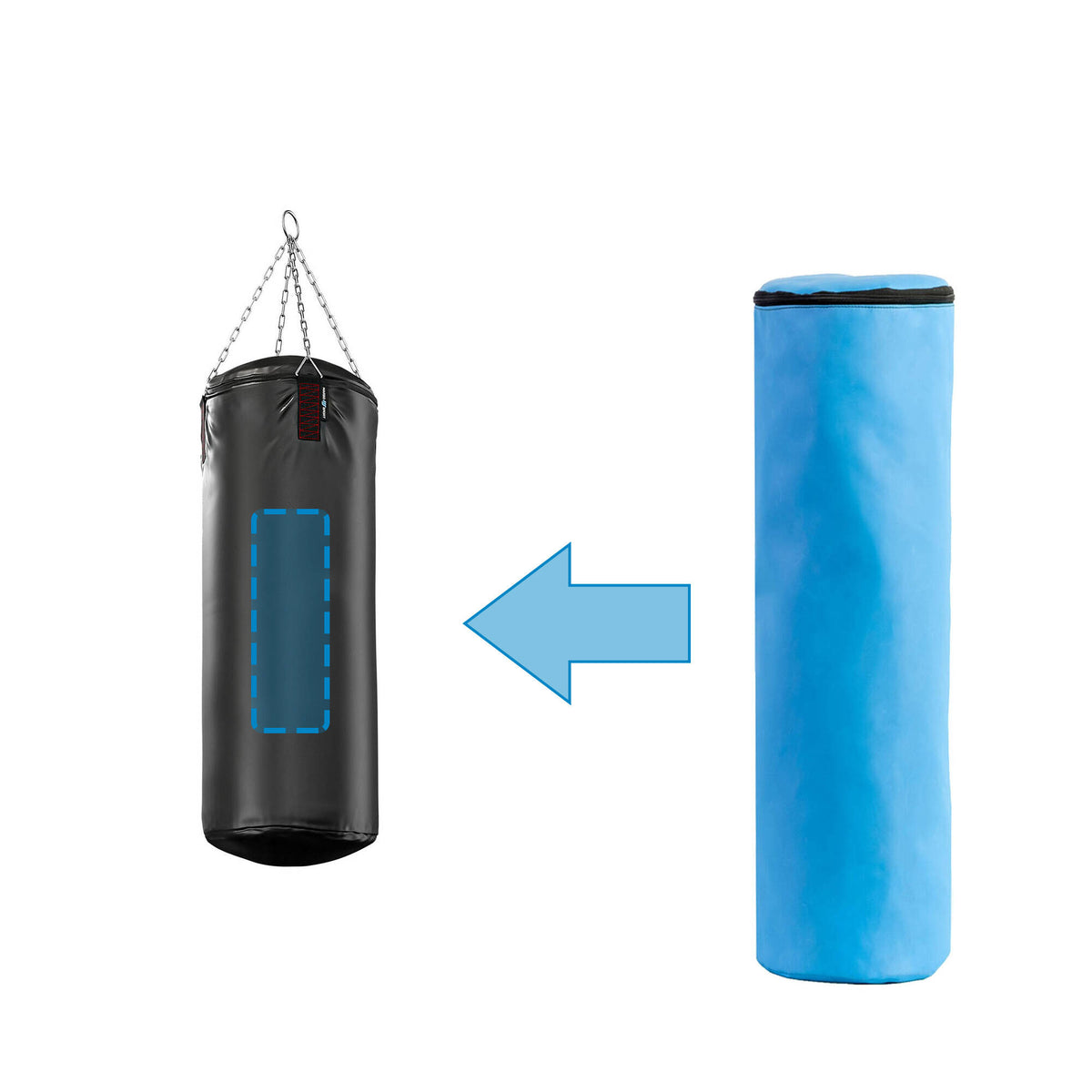 Boxsack Sandsack 130cm Ø45cm MC-W130|45 - Marbo Sport – Ansicht 4