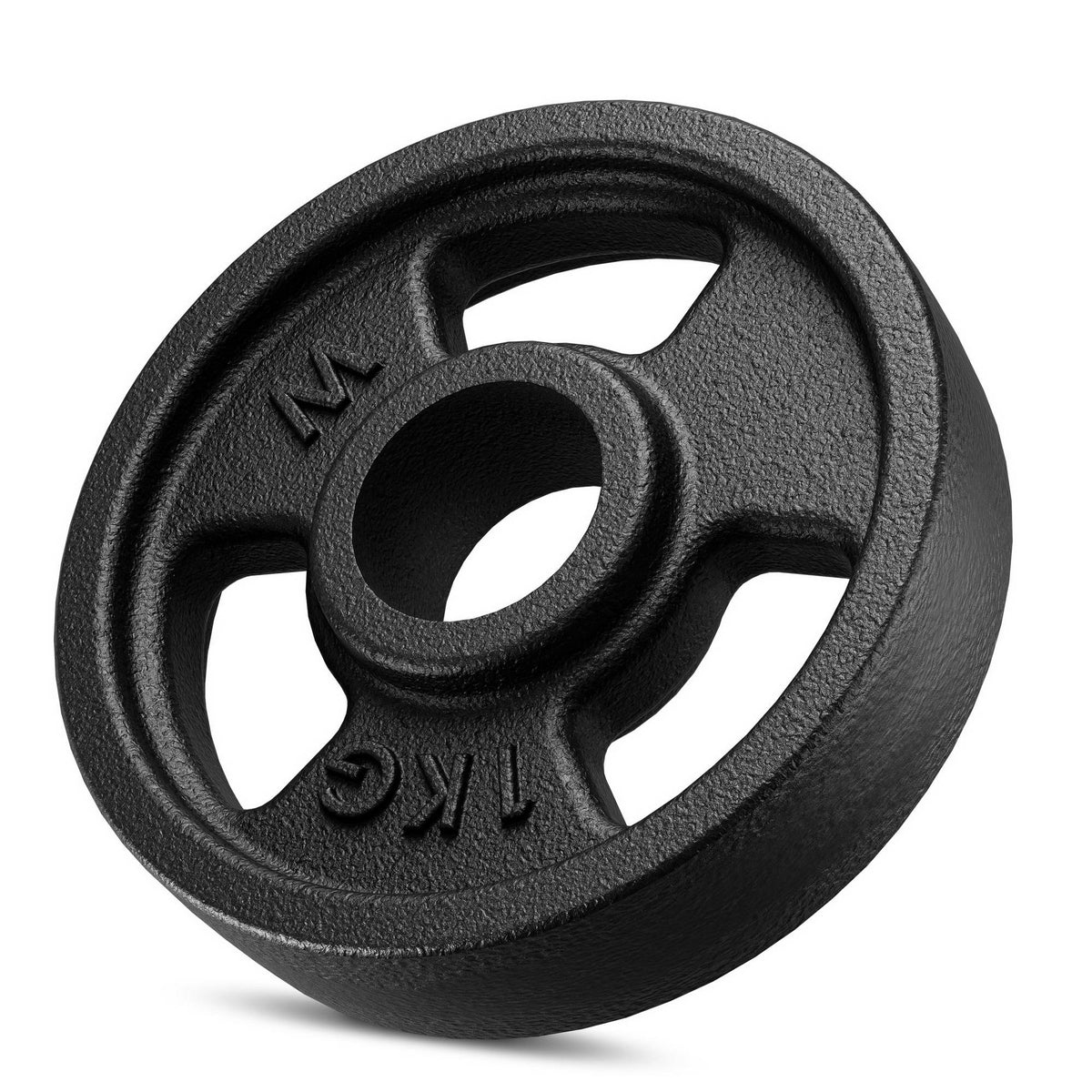 Hantelscheibe Gusseisen 1kg 31mm 3-Grip - MW-O1-kier - Marbo Sport – Ansicht 1