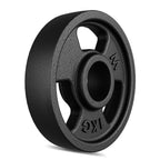 Hantelscheibe Gusseisen 1kg 31mm 3-Grip - MW-O1-kier - Marbo Sport – Ansicht 3