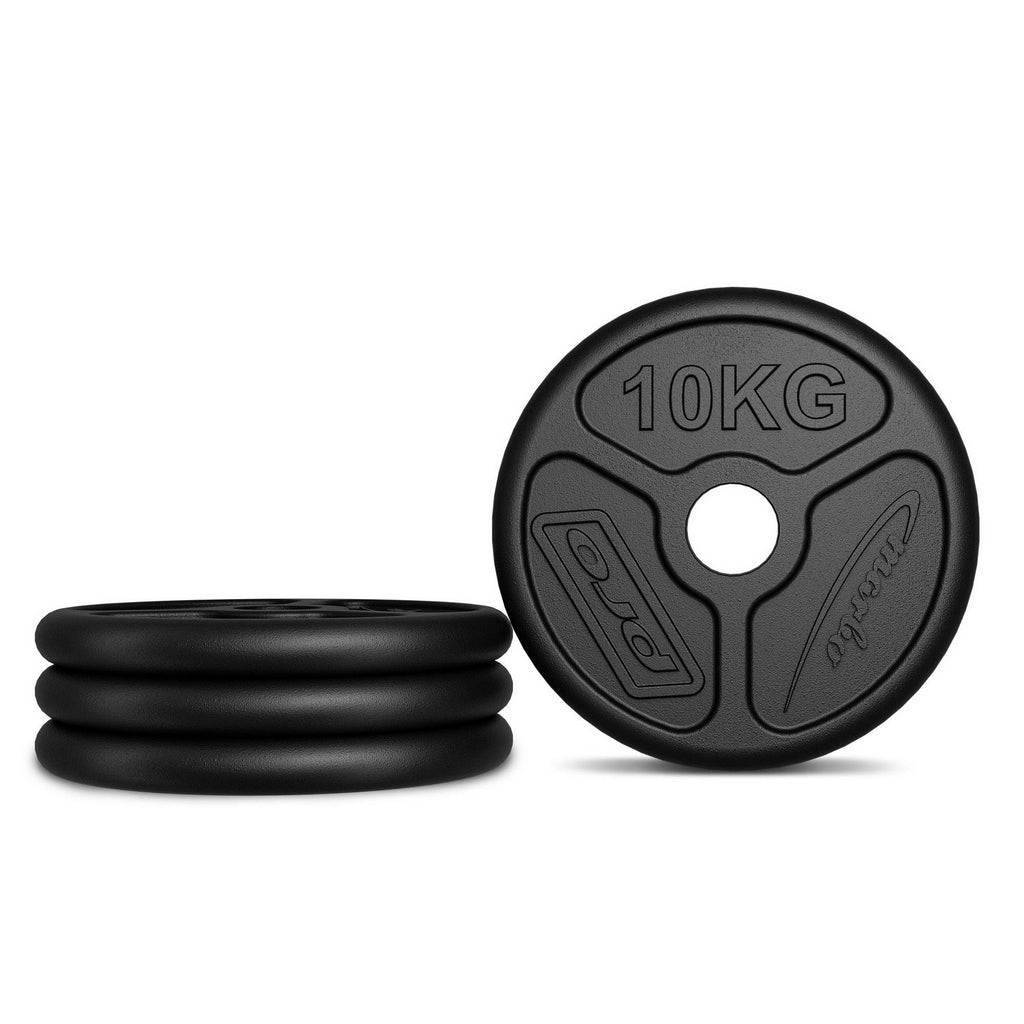 Olympia Hantelscheibe aus Gusseisen 10 kg mit ø51 mm Bohrung MW-O10-OLI - Marbo Sport – Ansicht 2