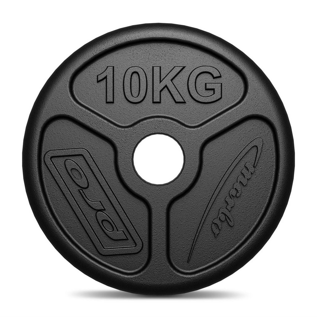 Olympia Hantelscheibe aus Gusseisen 10 kg mit ø51 mm Bohrung MW-O10-OLI - Marbo Sport – Ansicht 3