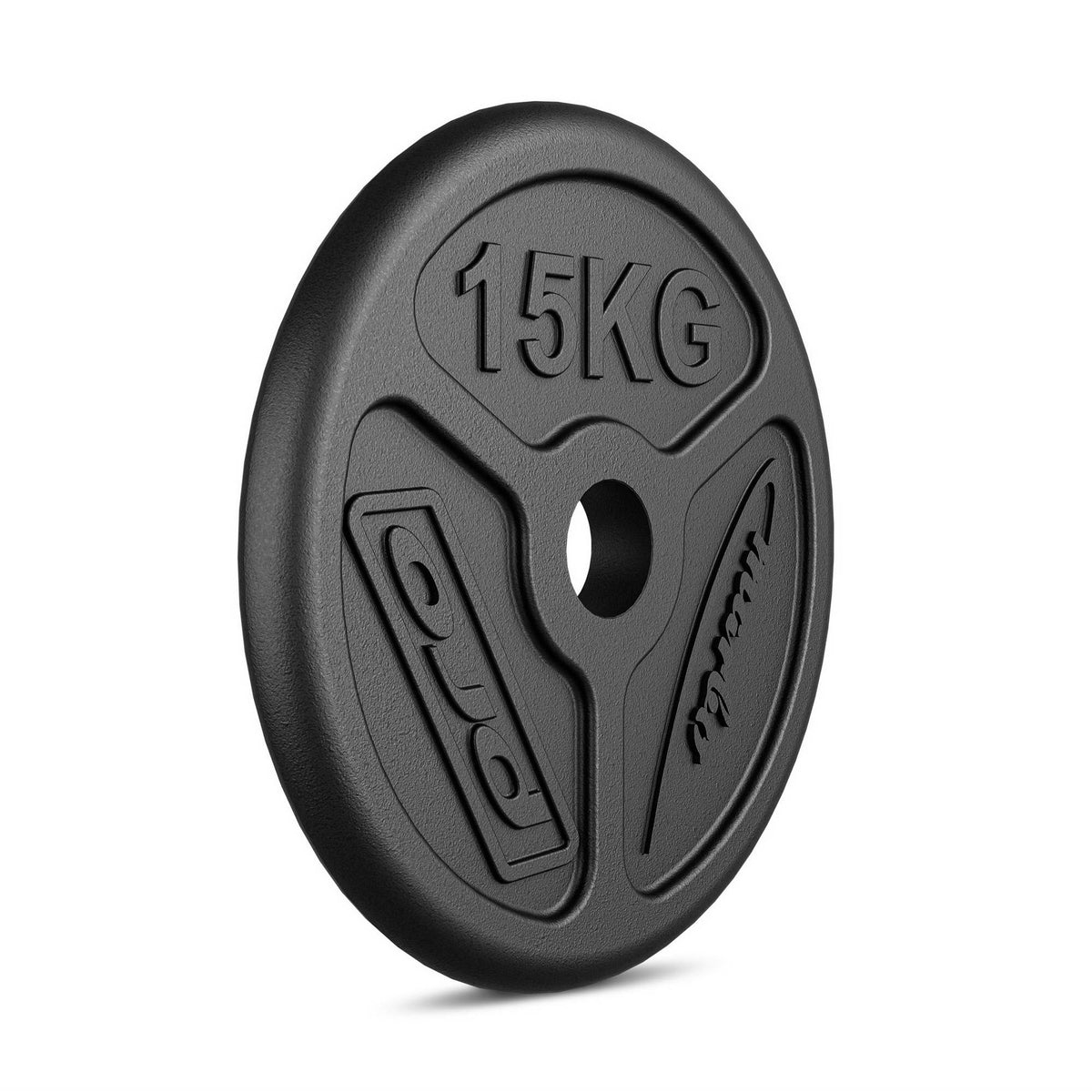 Olympia Hantelscheibe aus Gusseisen 15 kg mit ø51 mm Bohrung MW-O15-OLI - Marbo Sport – Ansicht 4