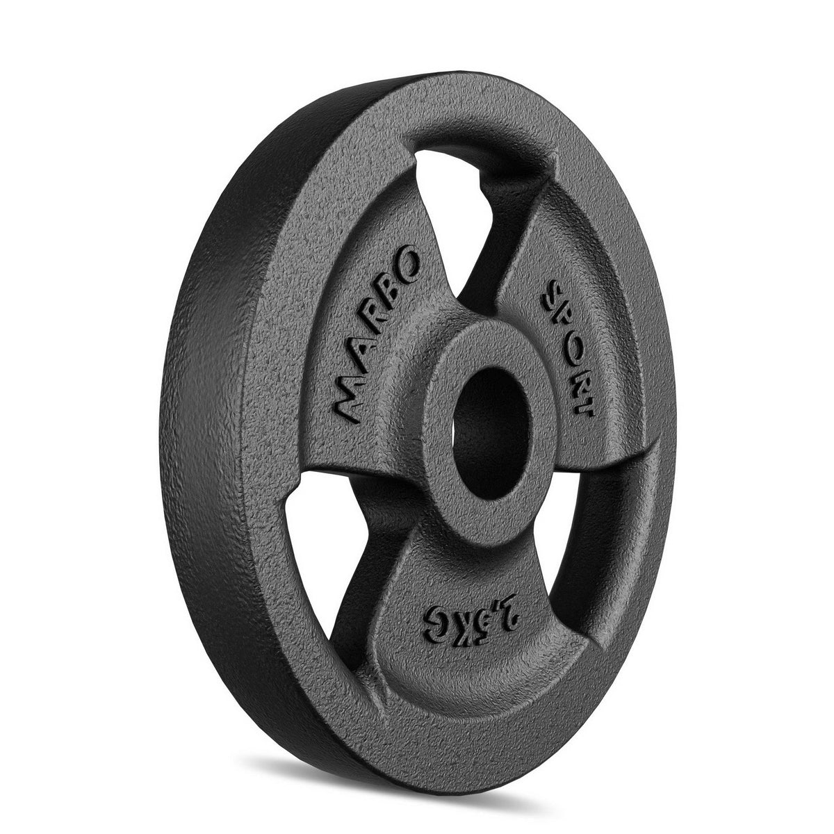 Hantelscheibe Gusseisen 2,5kg 31mm 3-Grip - MW-O2,5-kier - Marbo Sport – Ansicht 3