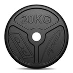 Olympia Hantelscheibe aus Gusseisen 20 kg mit ø51 mm Bohrung MW-O20-OLI - Marbo Sport – Ansicht 3