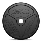 Olympia Hantelscheibe aus Gusseisen 25 kg mit ø51 mm Bohrung MW-O25-OLI - Marbo Sport – Ansicht 3