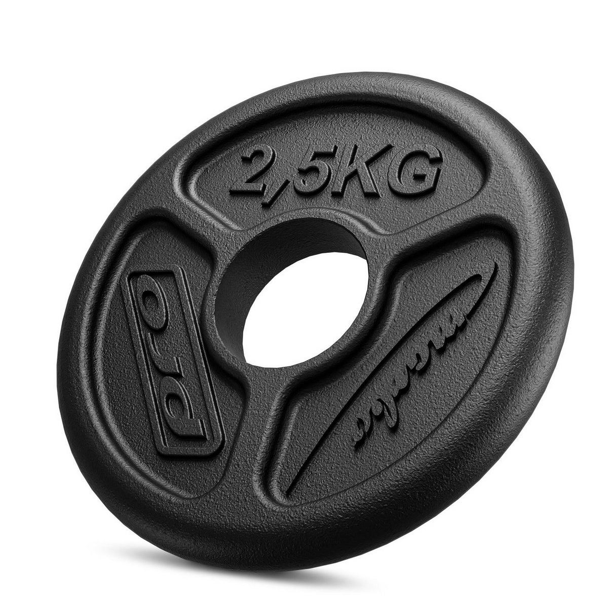 Olympia Hantelscheibe aus Gusseisen 2,5 kg mit ø51 mm Bohrung MW-O2I5-OLI - Marbo Sport – Ansicht 1