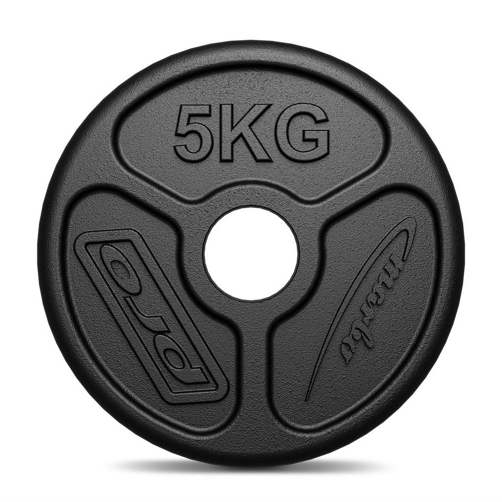 Olympia Hantelscheibe aus Gusseisen 5 kg mit ø51 mm Bohrung MW-O5-OLI - Marbo Sport – Ansicht 3