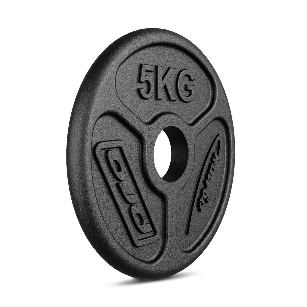 Olympia Hantelscheibe aus Gusseisen 5 kg mit ø51 mm Bohrung MW-O5-OLI - Marbo Sport – Ansicht 4