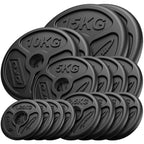 Olympisches Gewichtsscheiben-Set 85kg - Marbo Sport – Ansicht 1