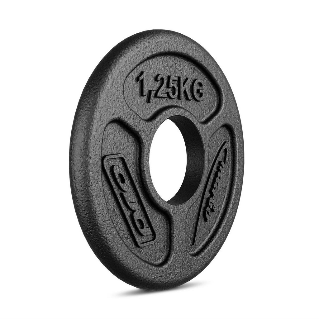Olympia Hantelscheibe Gusseisen 1,25kg 51mm - MW-O1,25-OLI - Marbo Sport – Ansicht 4