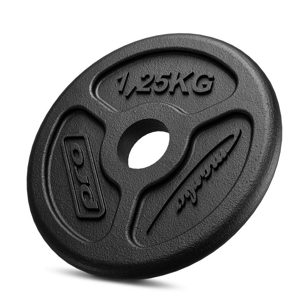 Hantelscheibe 1,25kg Gusseisen Ø31mm MW-O1,25-slim - Marbo Sport – Ansicht 1