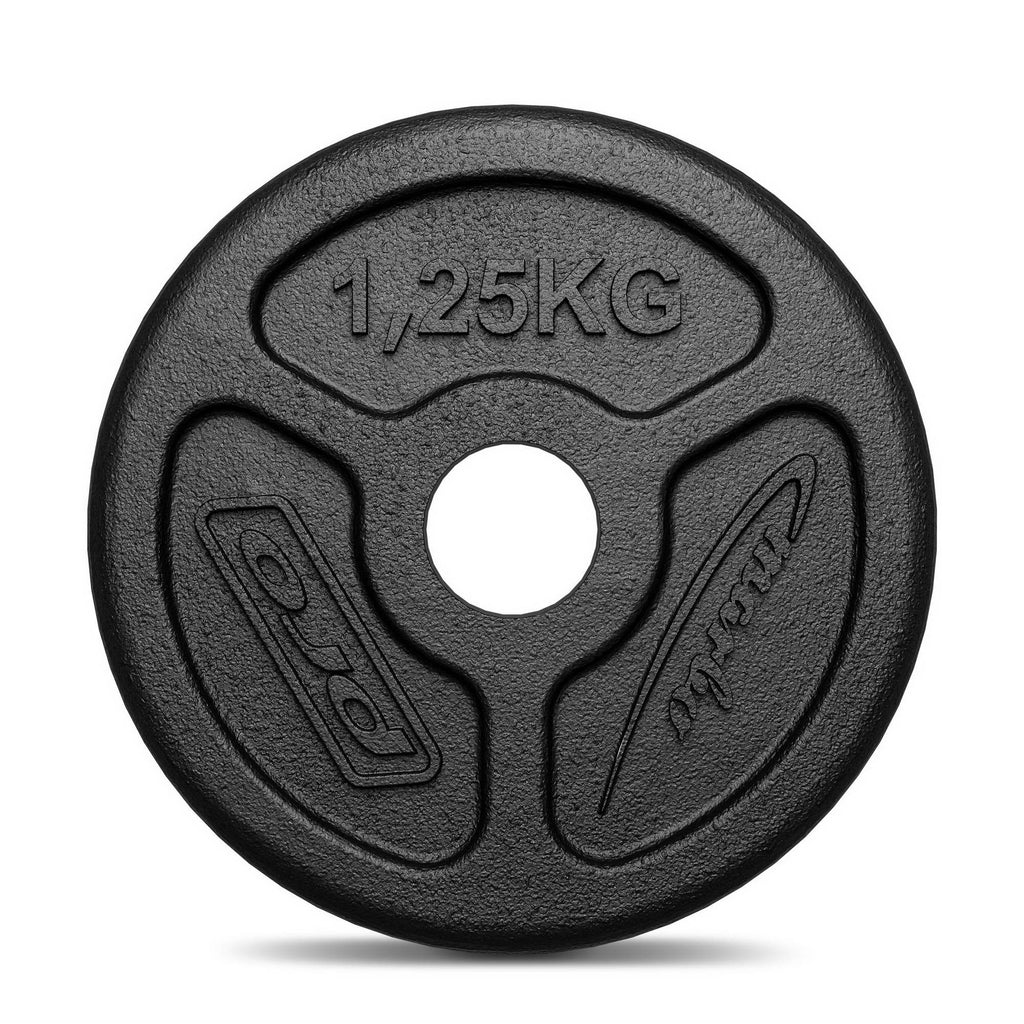 Hantelscheibe 1,25kg Gusseisen Ø31mm MW-O1,25-slim - Marbo Sport – Ansicht 3