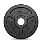 Hantelscheibe 1,25kg Gusseisen Ø31mm MW-O1,25-slim - Marbo Sport – Ansicht 3