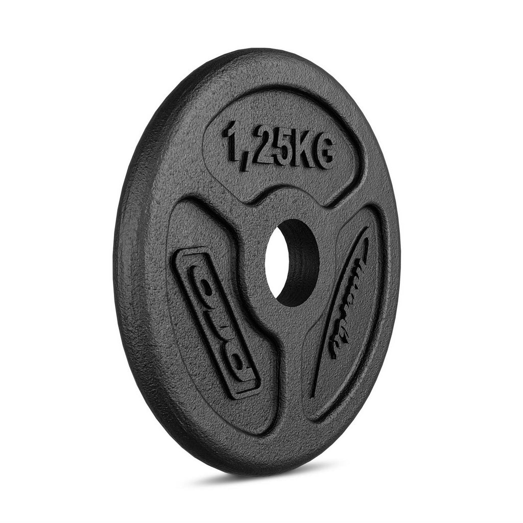 Hantelscheibe 1,25kg Gusseisen Ø31mm MW-O1,25-slim - Marbo Sport – Ansicht 4