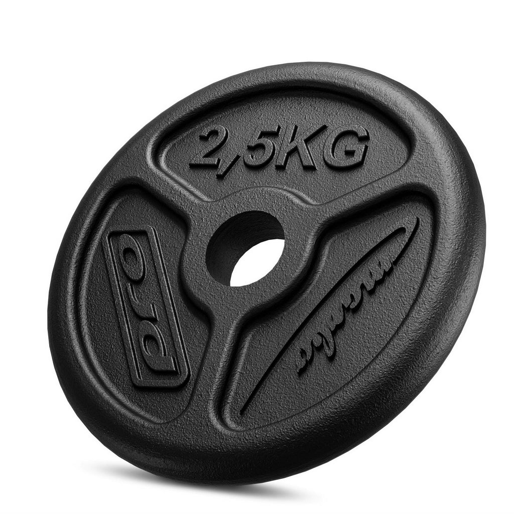 Hantelscheibe 2,5kg Gusseisen Ø31mm MW-O2,5-slim - Marbo Sport – Ansicht 1