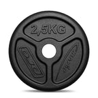 Hantelscheibe 2,5kg Gusseisen Ø31mm MW-O2,5-slim - Marbo Sport – Ansicht 3