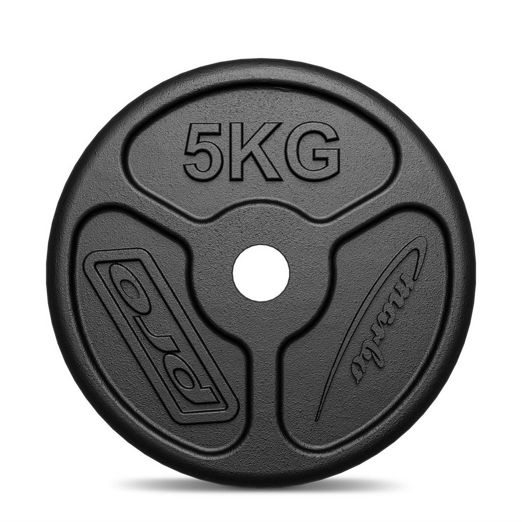 Hantelscheibe 5kg Gusseisen Ø31mm MW-O5-slim - Marbo Sport – Ansicht 3