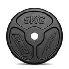 Hantelscheibe 5kg Gusseisen Ø31mm MW-O5-slim - Marbo Sport – Ansicht 3