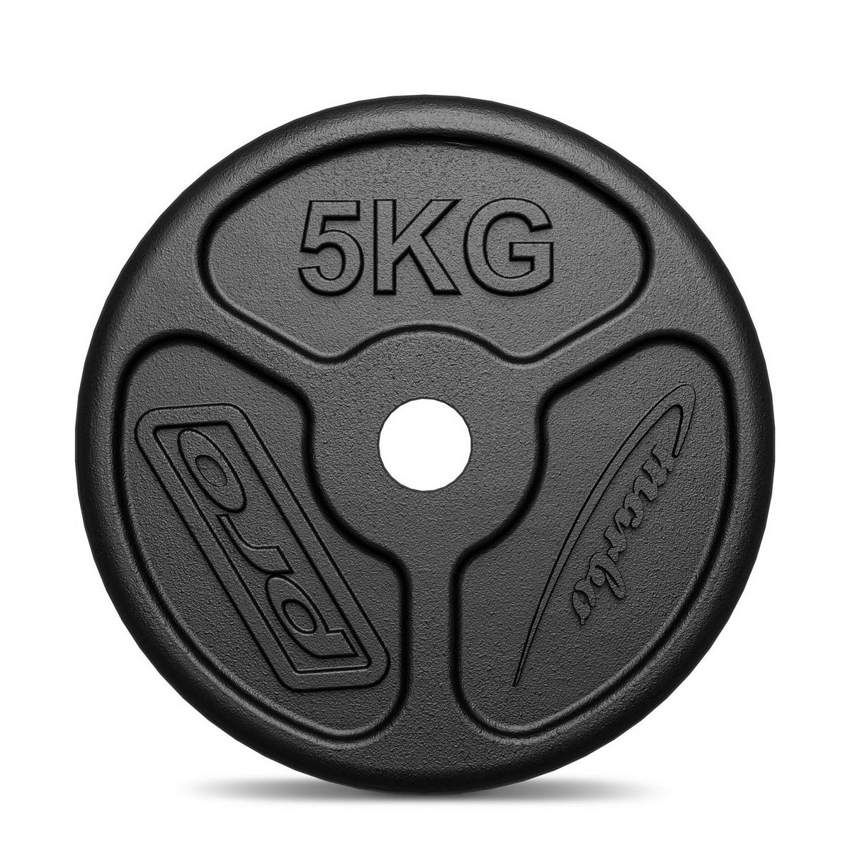 Hantelscheibe 5kg Gusseisen Ø31mm MW-O5-slim - Marbo Sport – Ansicht 3
