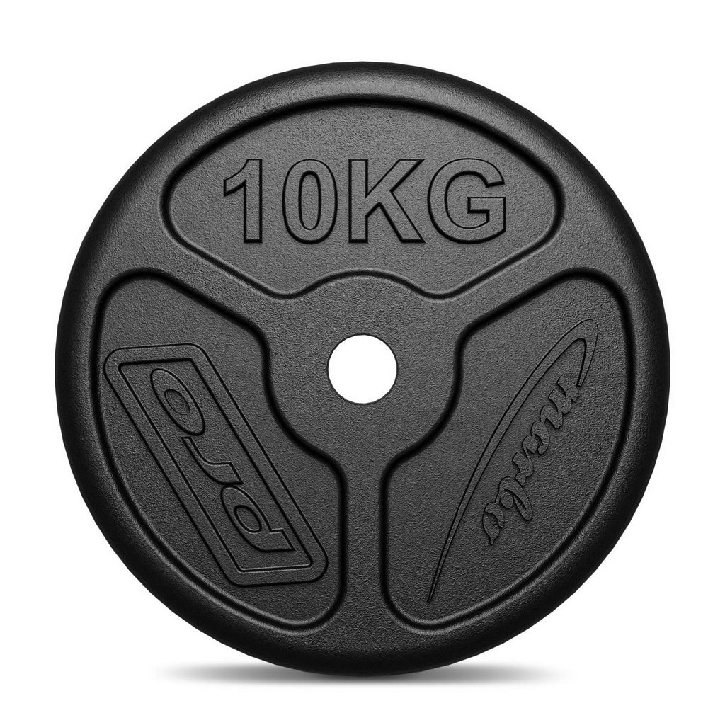 Hantelscheibe 10kg Gusseisen Ø31mm MW-O10-slim - Marbo Sport – Ansicht 3