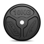 Hantelscheibe 10kg Gusseisen Ø31mm MW-O10-slim - Marbo Sport – Ansicht 3