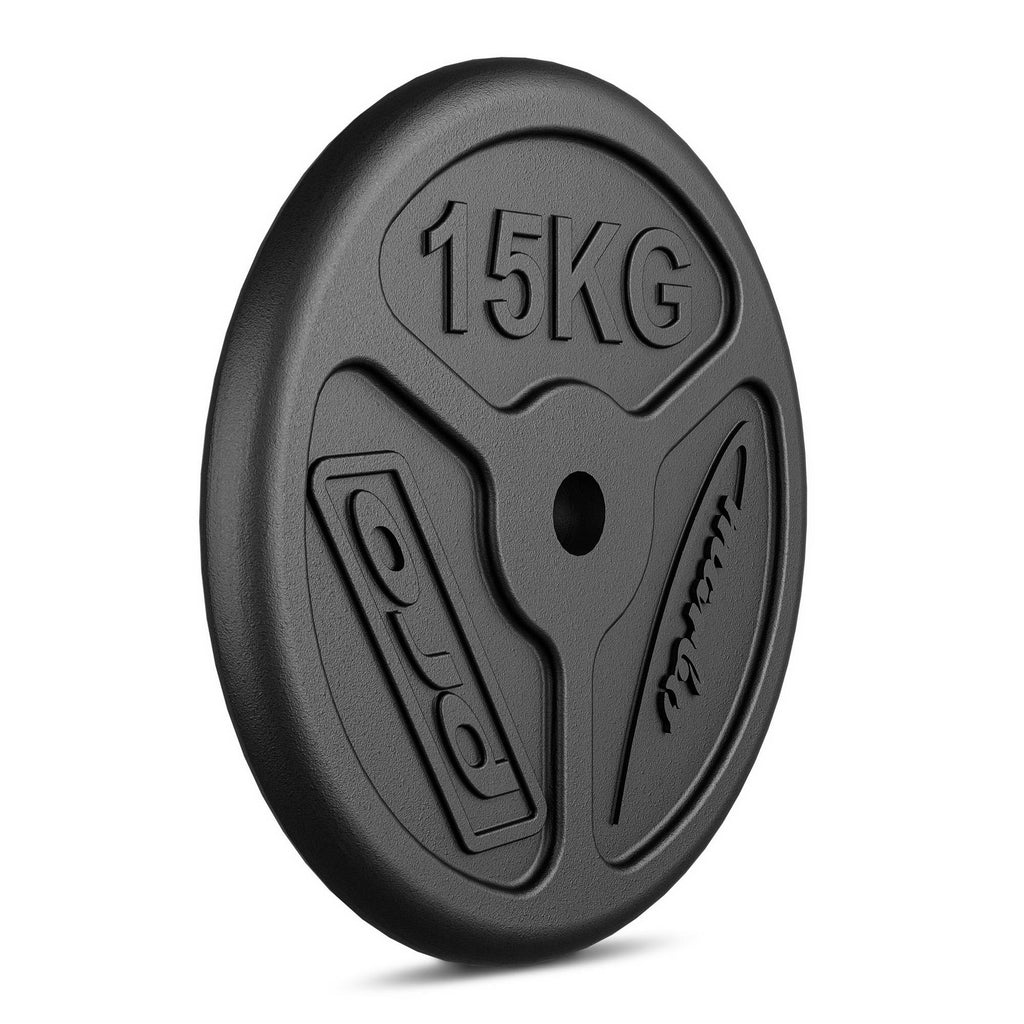 Hantelscheibe 15kg Gusseisen Ø31mm MW-O15-slim - Marbo Sport – Ansicht 3