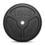 Hantelscheibe 15kg Gusseisen Ø31mm MW-O15-slim - Marbo Sport – Ansicht 4