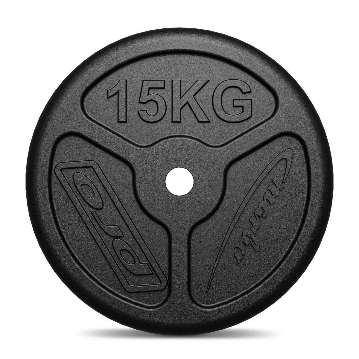 Hantelscheibe 15kg Gusseisen Ø31mm MW-O15-slim - Marbo Sport – Ansicht 4