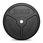 Hantelscheibe 20kg Gusseisen Ø31mm MW-O20-slim - Marbo Sport – Ansicht 3