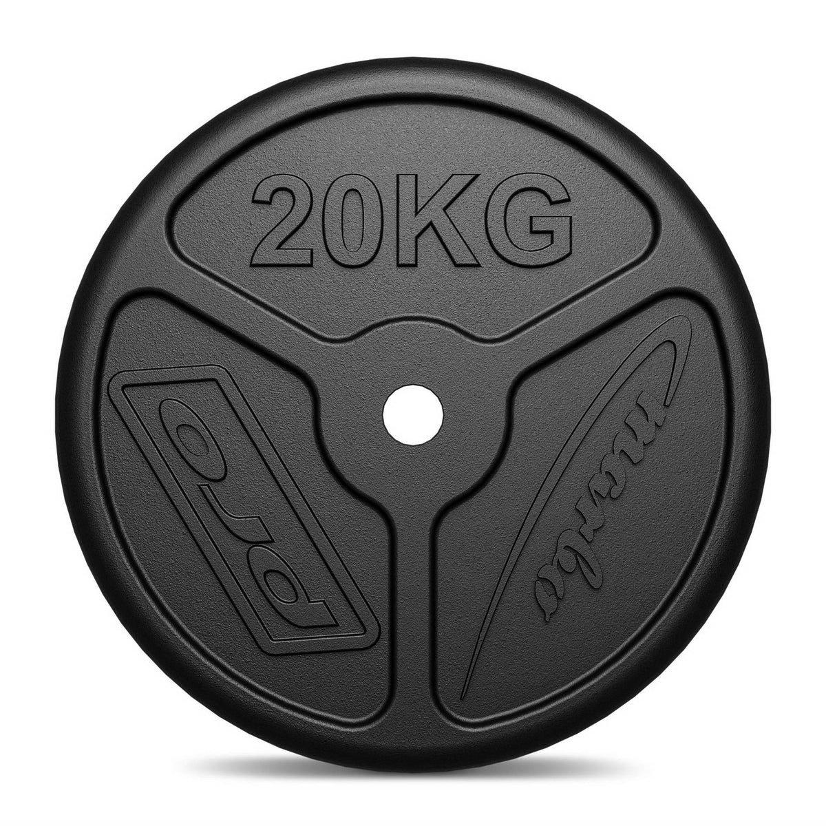 Hantelscheibe 20kg Gusseisen Ø31mm MW-O20-slim - Marbo Sport – Ansicht 3