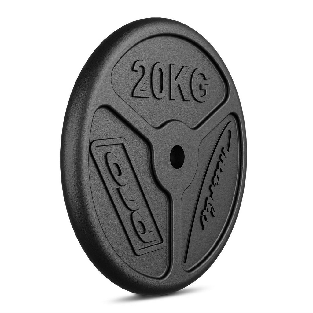 Hantelscheibe 20kg Gusseisen Ø31mm MW-O20-slim - Marbo Sport – Ansicht 4