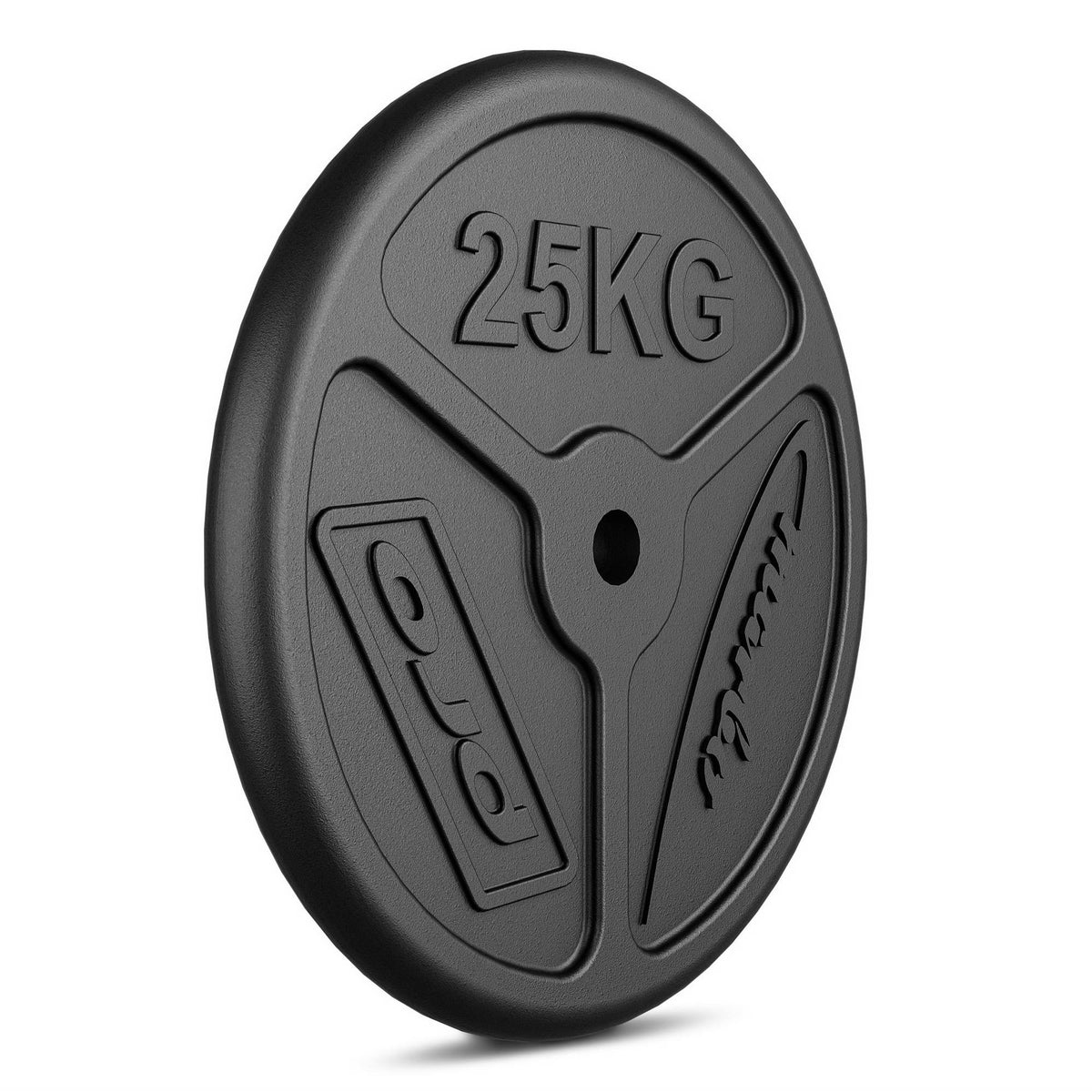 Hantelscheibe 25kg Gusseisen Ø31mm MW-O25-slim - Marbo Sport – Ansicht 4