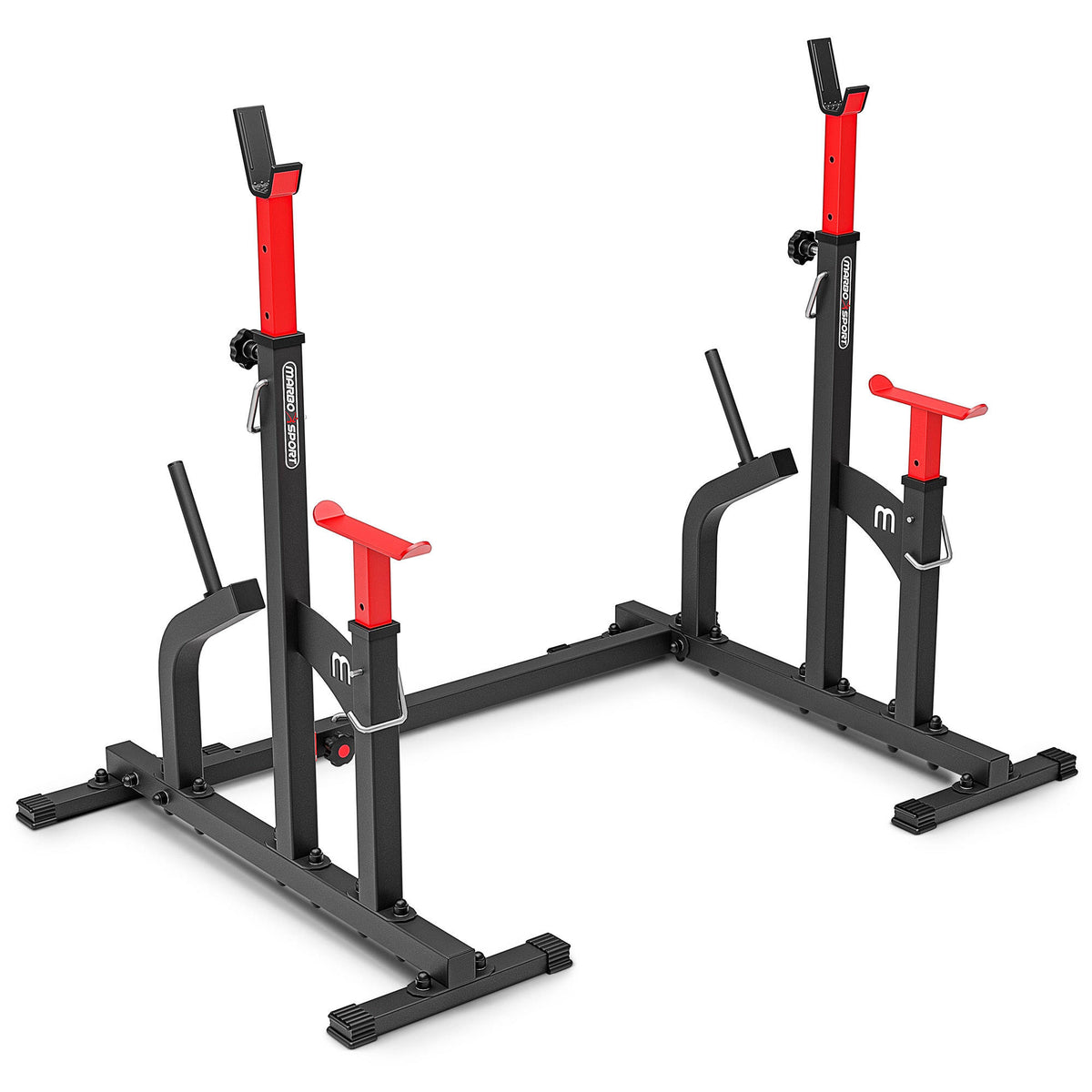 Langhantelständer mit Sicherheitsablage und Höhenverstellung MS-S104 - Marbo Sport – Ansicht 1