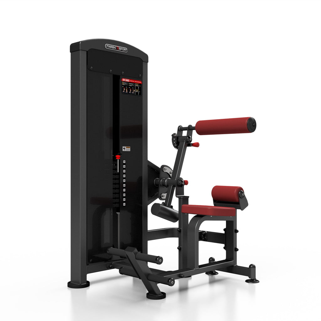2-in-1 Rücken- und Bauchmaschine mit Gewichtsstapel MP-U220 - Marbo Sport – Ansicht 1