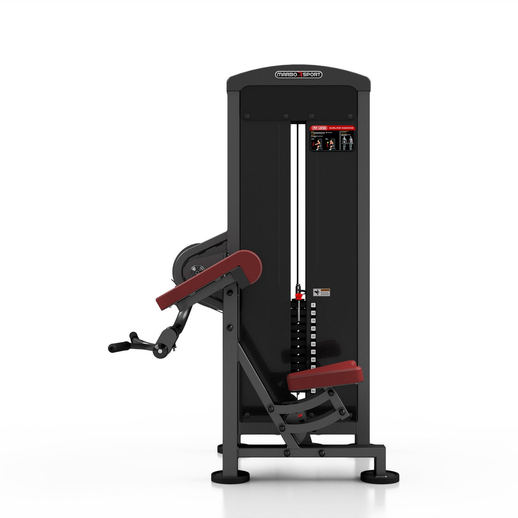 Bizepsmaschine mit 60 kg Stapel MP-U232 - Marbo Sport – Ansicht 2