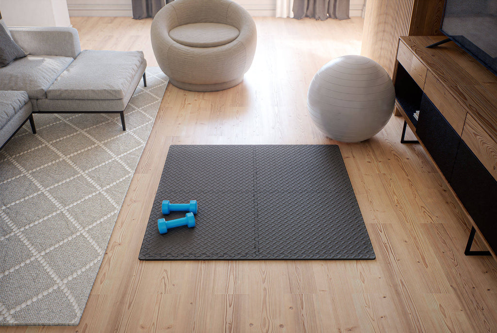 Fitness Puzzlematte (Schutzmatte) 12mm 4-teile - Marbo Sport – Ansicht 4