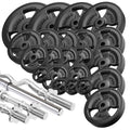 Krafttrainings-Set: Langhantel, SZ-Curlstange & Hantelscheiben 172kg - Marbo Sport – Ansicht 1