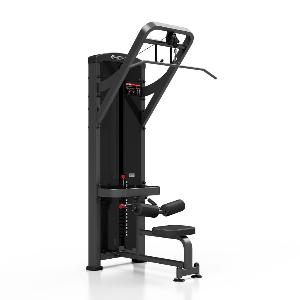 Latzugmaschine mit Steckgewichten 120kg (schwarz) MP-U206 - Marbo Sport – Ansicht 1