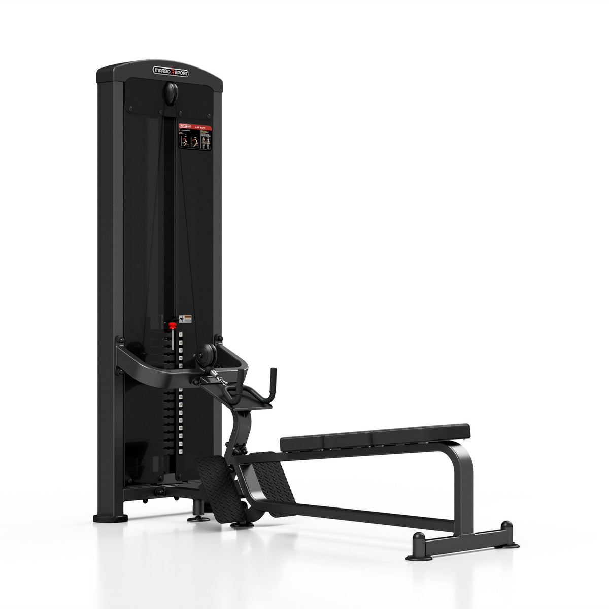 Ruderzugmaschine mit Steckgewichten (schwarz) MP-U207 - Marbo Sport – Ansicht 1