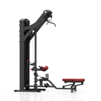 Latzug mit Ruderstation 150kg (schwarz) MP-U211 - Marbo Sport – Ansicht 4