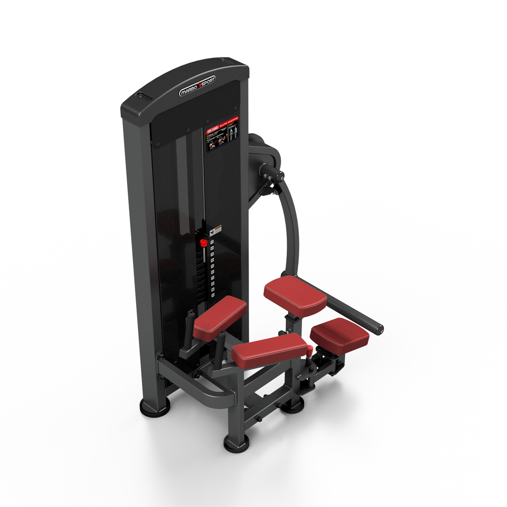 Gluteusmaschine MP-U222 (schwarz) - Marbo Sport – Ansicht 5