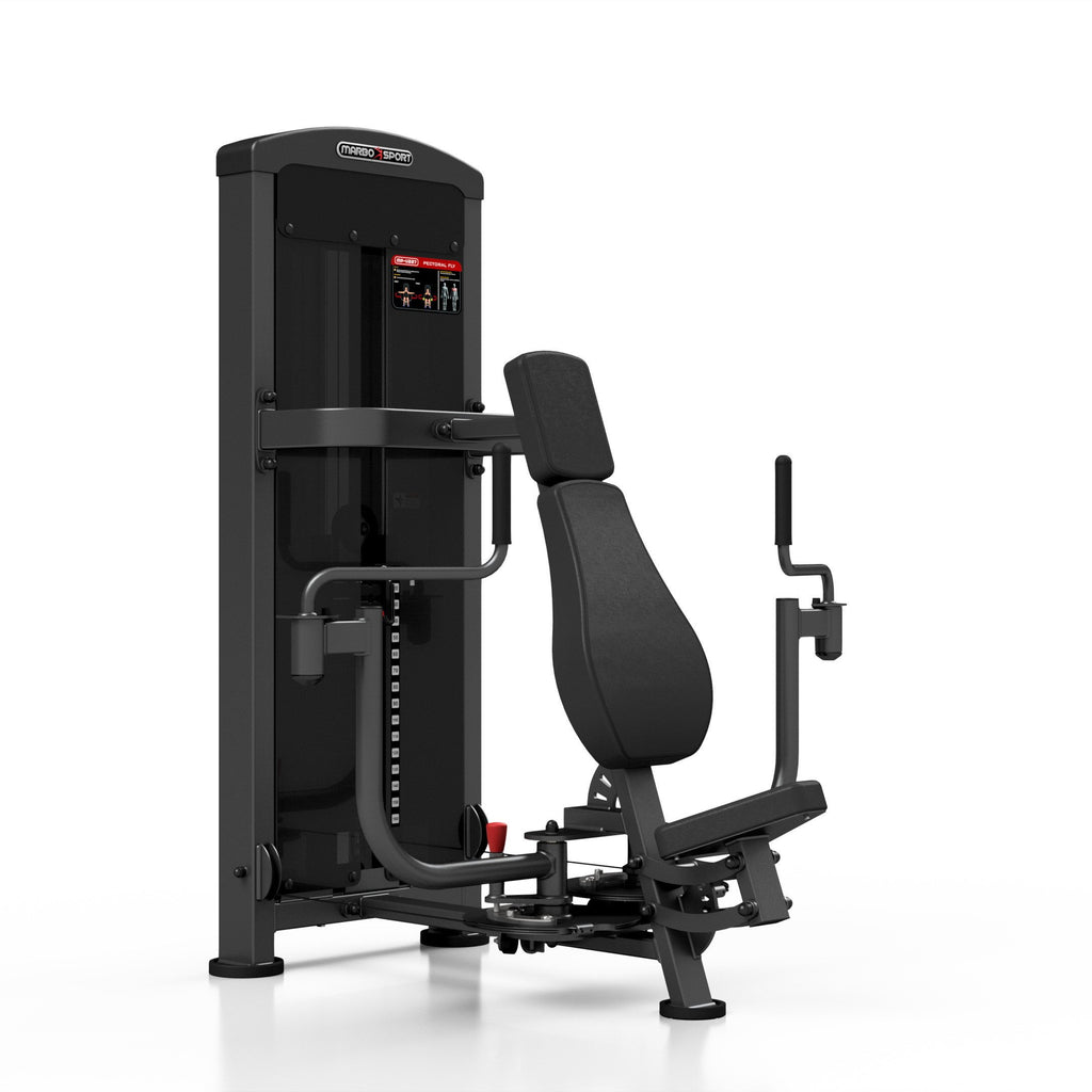 Butterfly Maschine für Brustmuskeln (schwarz) MP-U227 - Marbo Sport – Ansicht 1