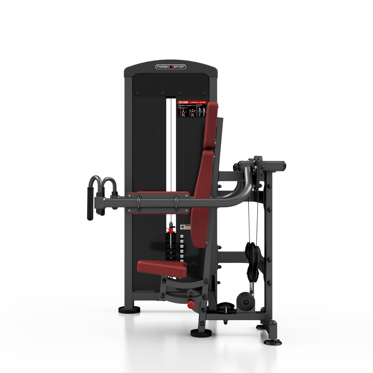 Seitheben Maschine (schwarz) MP-U228 - Marbo Sport – Ansicht 2