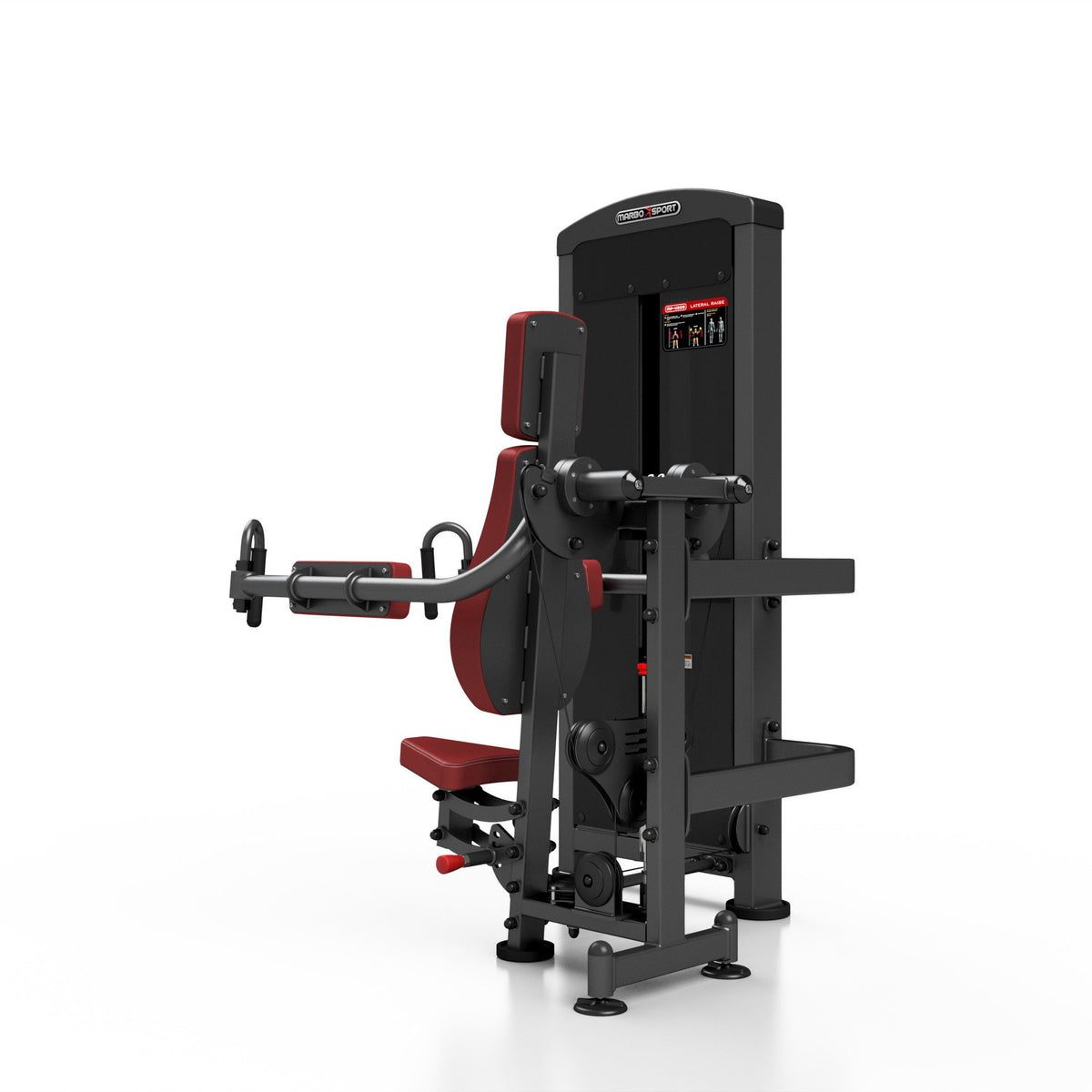 Seitheben Maschine (schwarz) MP-U228 - Marbo Sport – Ansicht 3