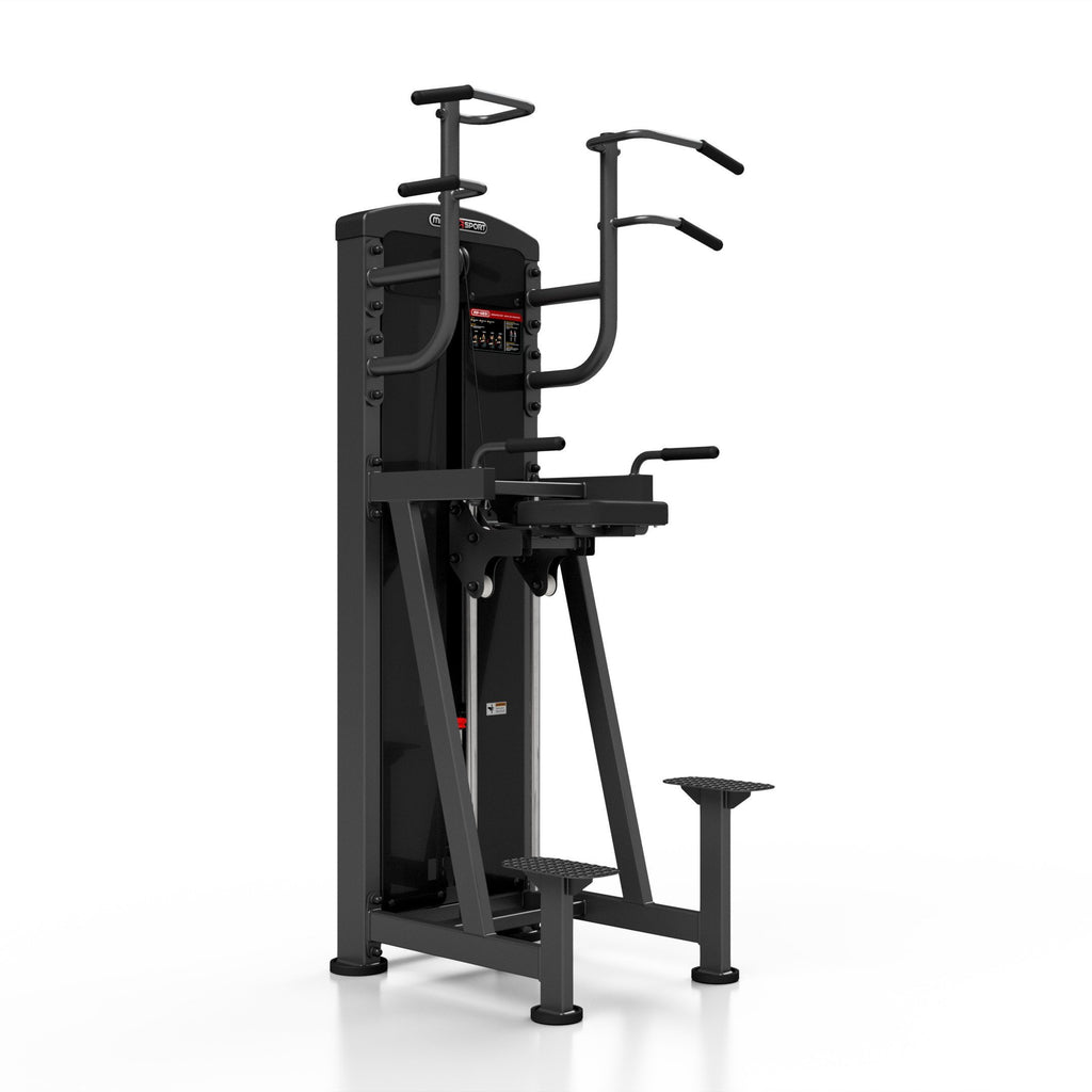 Klimmzugmaschine & Dip Station (schwarz) MP-U231 - Marbo Sport – Ansicht 1