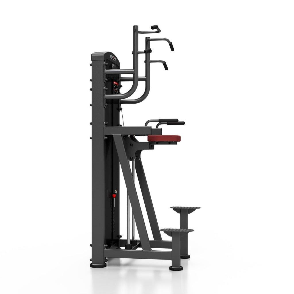Klimmzugmaschine & Dip Station (schwarz) MP-U231 - Marbo Sport – Ansicht 4