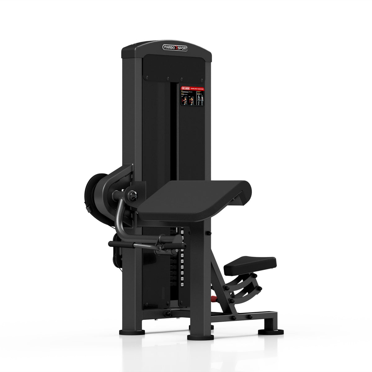 Bizepsmaschine - Curl Bank (schwarz) MP-U232 - Marbo Sport – Ansicht 1
