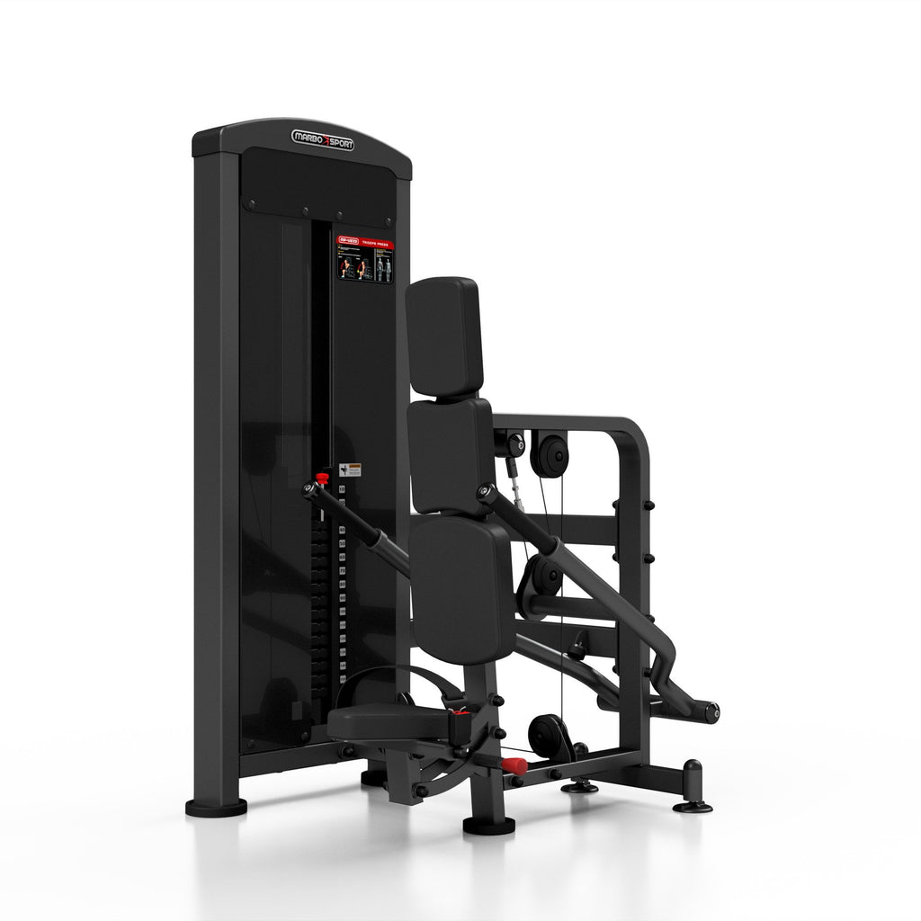 Trizepsmaschine - Trizepspresse (schwarz) MP-U233 - Marbo Sport – Ansicht 1