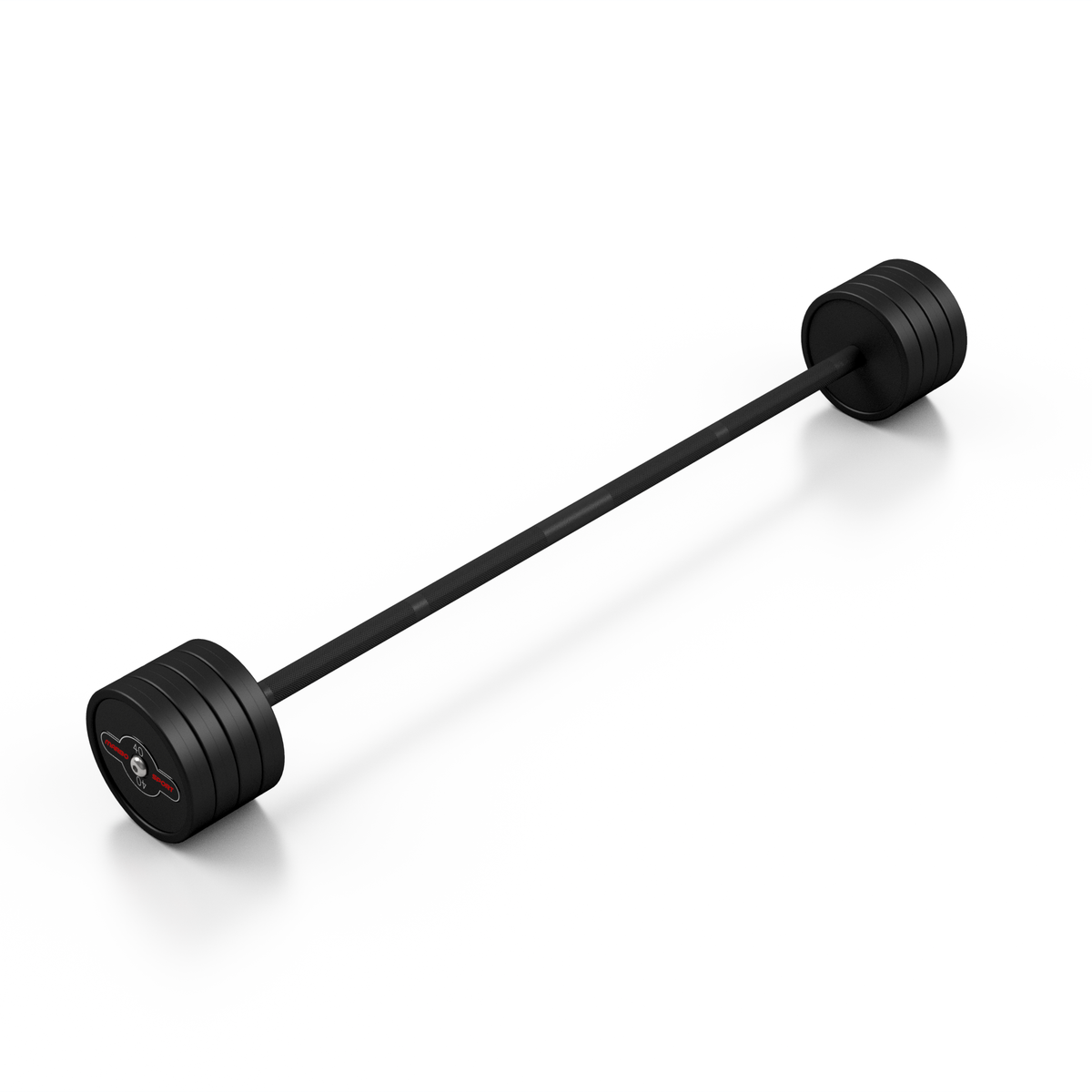 Gummistange gerade 40 kg schwarz matt - Marbo Sport – Ansicht 2