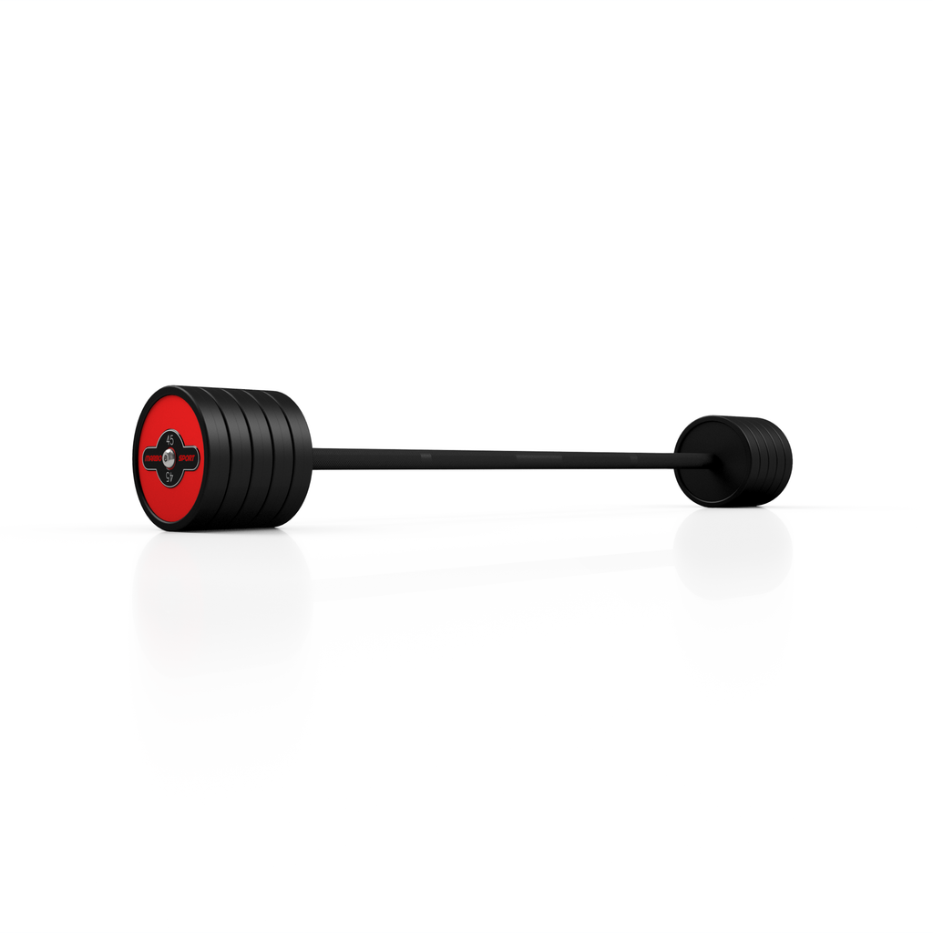 Gummistange gerade 45 kg Roter Glanz - Marbo Sport – Ansicht 3